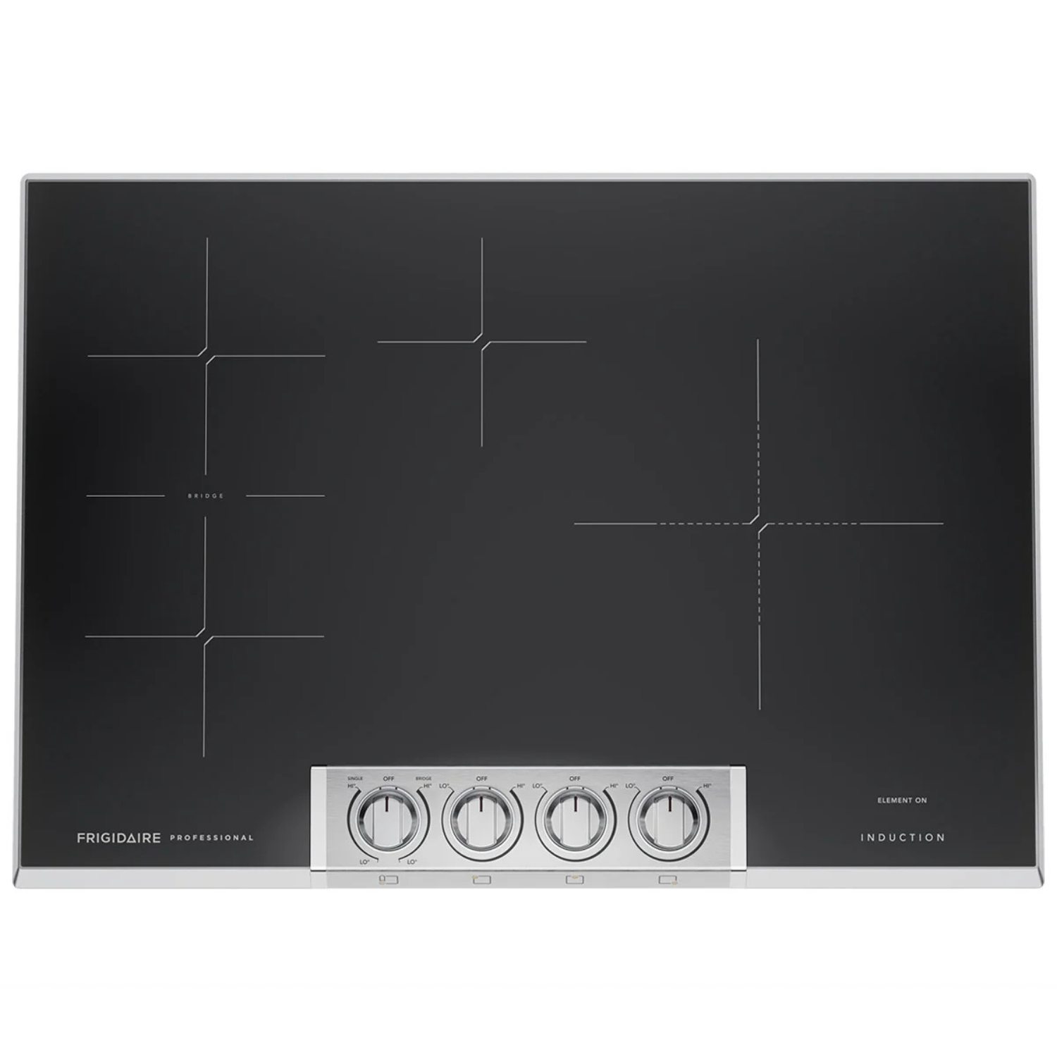 FRIGIDAIRE PROFESSIONNEL - Table de Cuisson à 4 Brûleurs à Induction en Acier Inoxydable de 30 po *Boite Ouverte*-30 in. Stainless Steel Induction 4 Burner Cooktop-costco-1920151