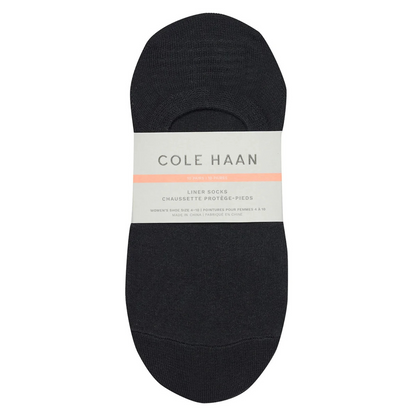 COLE HAAN - Paquet de 10 Paires de Chaussettes Protège-Pieds-pack-pairs-liner-socks-costco-3345678-noir-black