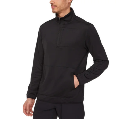 MERRELL - Chandail à Fermeture à Glissière un Quart pour Homme-Mens-1/4-Zip-Fleece-Sweater-Noir-Black-1926590-1962342