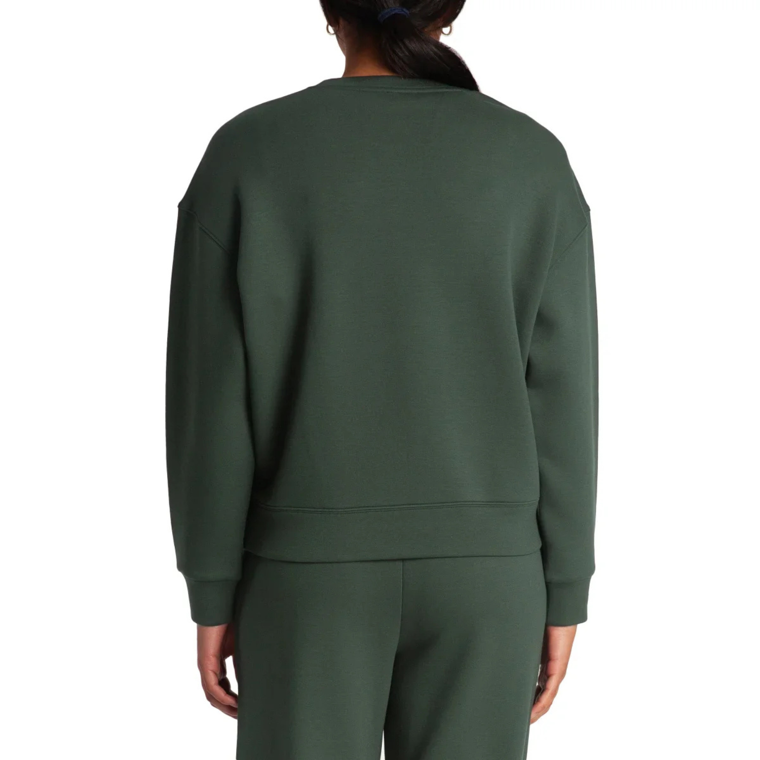 LAZYPANTS - Chandail à Col Rond en Molleton Doux-Womens-Double-Knit-Fleece-Crewneck-sweatshirt-1917545-1920929-vert-green