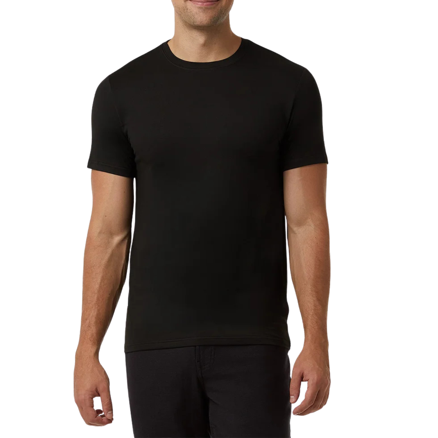 32° COOL -  Paquet de 4 Chandails Manches Courtes pour Homme-Mens-4-Pack-Short-Sleeve-t-Shirt-Noir-Black-5679040-1878923