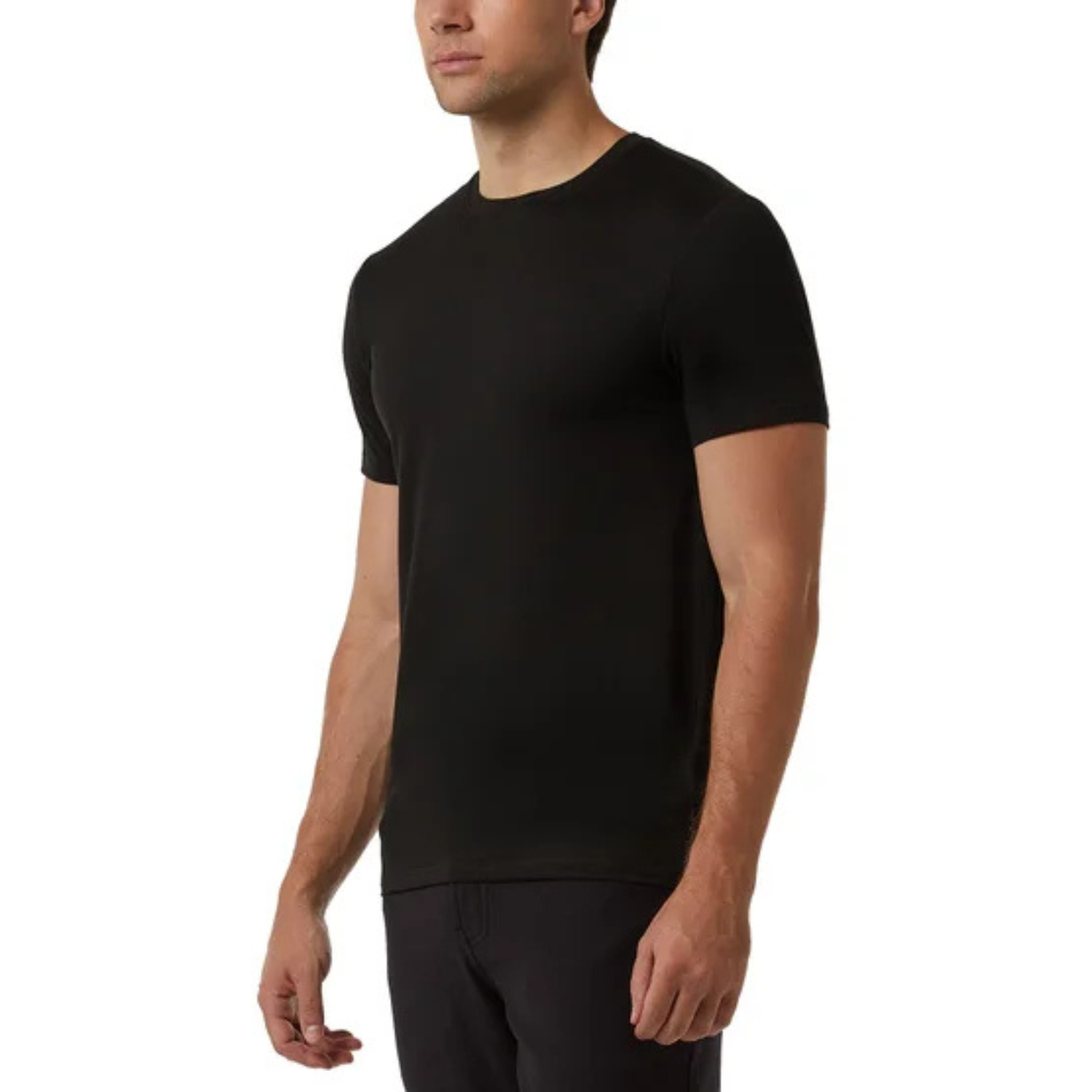 32° COOL -  Paquet de 4 Chandails Manches Courtes pour Homme-Mens-4-Pack-Short-Sleeve-t-Shirt-Noir-Black-5679040-1878923