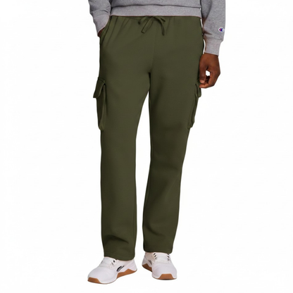 CHAMPION - Pantalon Cargo en Molleton pour Homme-Mens-Feece-Cargo-Pant-Vert-Kaki-Green-1953458-1955282