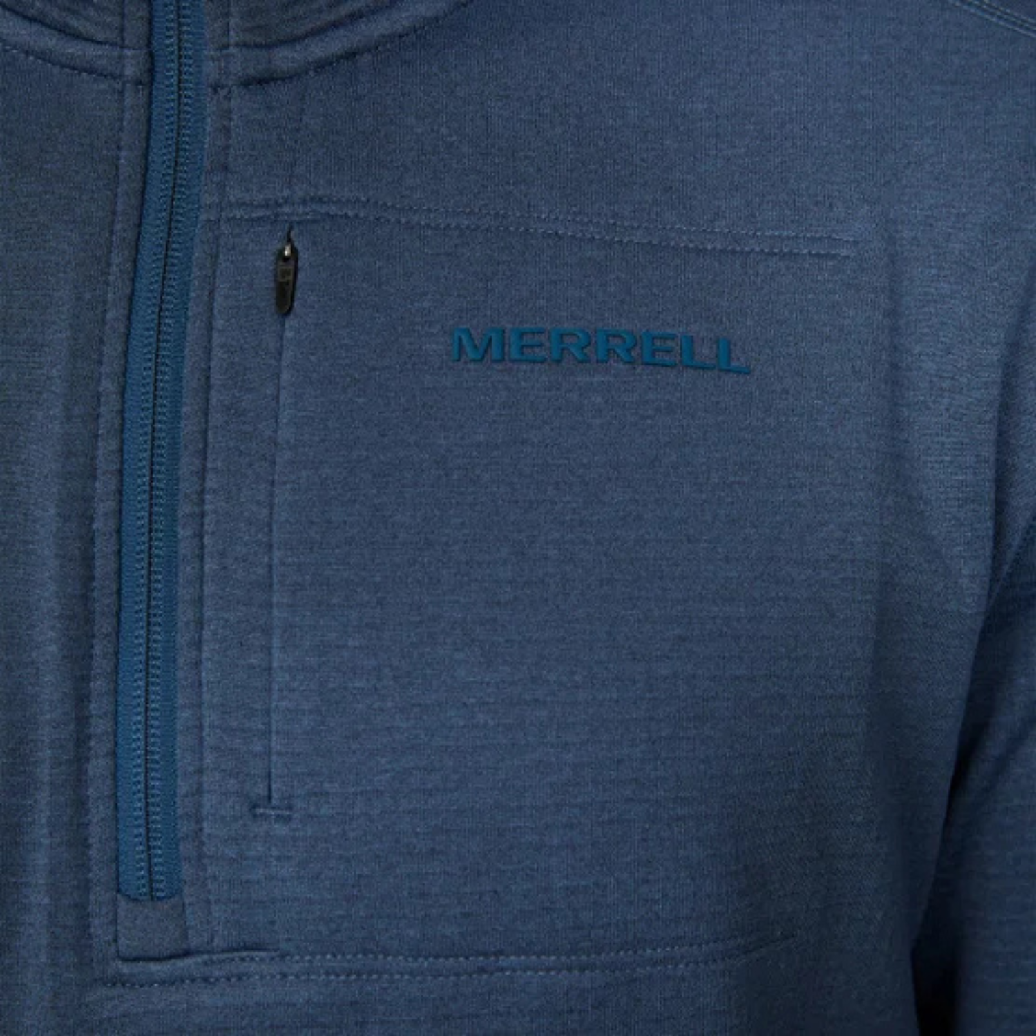 MERRELL - Chandail à Fermeture à Glissière un Quart pour Homme-Mens-1/4-Zip-Fleece-Sweater-Bleu-Blue-1926590-1962346