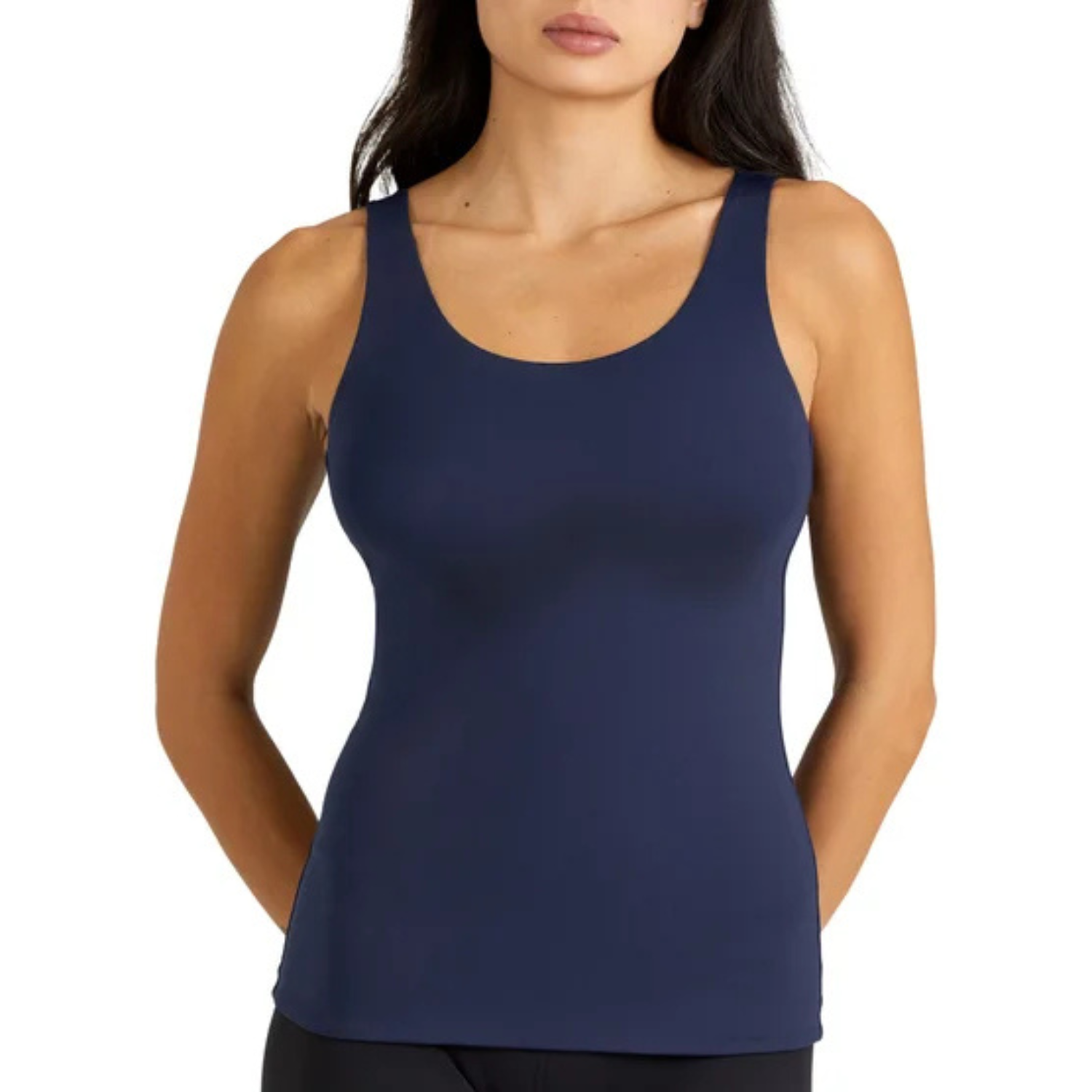 FRANK AND OAK - Paquet de 2 Camisoles Galbantes pour Femme-Womens-Smoothing-Contour-Tank-2-Pack-Beige-Marine-Tan-Navy-3966509-1963791