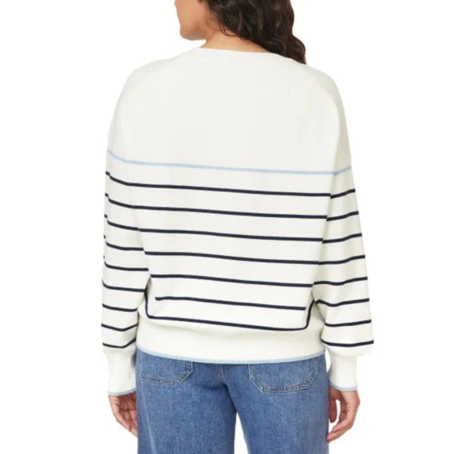 SCOTCH & SODA - Chandail pour Femme-Womens-Crewneck-Sweater-Blanc-Crème-White-Cream-1945301-1948207