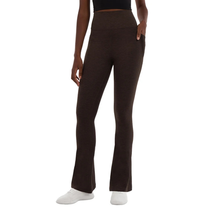 KIRKLAND SIGNATURE - Pantalon Mini-Évasé Brossé pour Femme-womens-brushed-mini-flare-pant-brun-brown-7762006