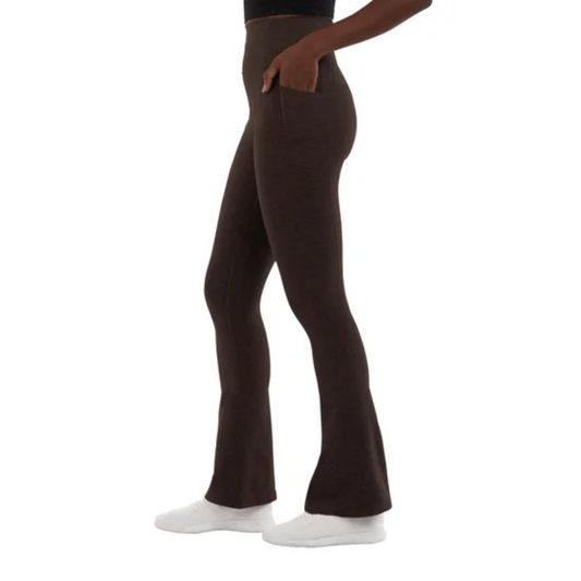 KIRKLAND SIGNATURE - Pantalon Mini-Évasé Brossé pour Femme-womens-brushed-mini-flare-pant-brun-brown-7762006
