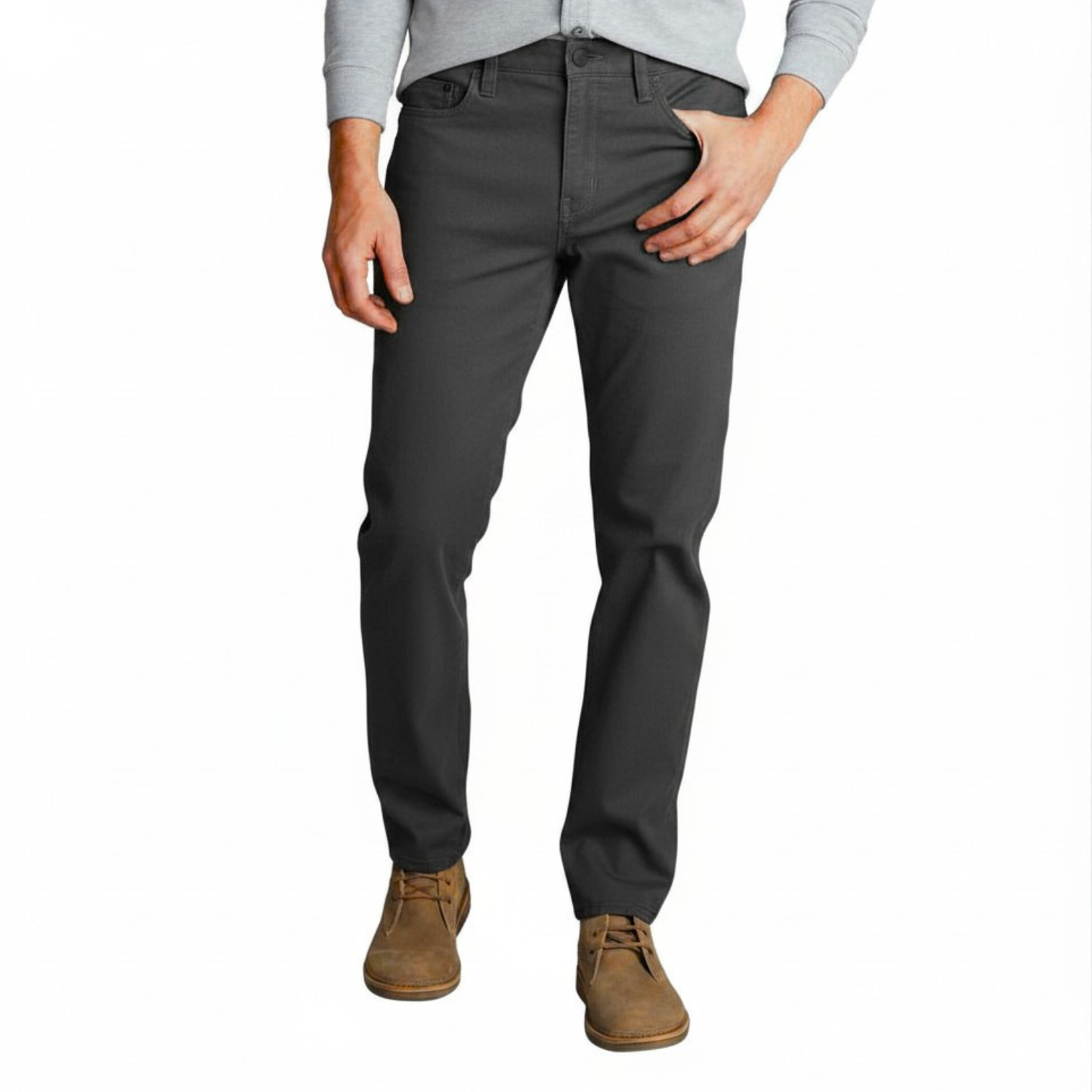 ENGLISH LAUNDRY - Pantalon pour Homme-Mens-Pant-Gris-Grey-1974401-1993413
