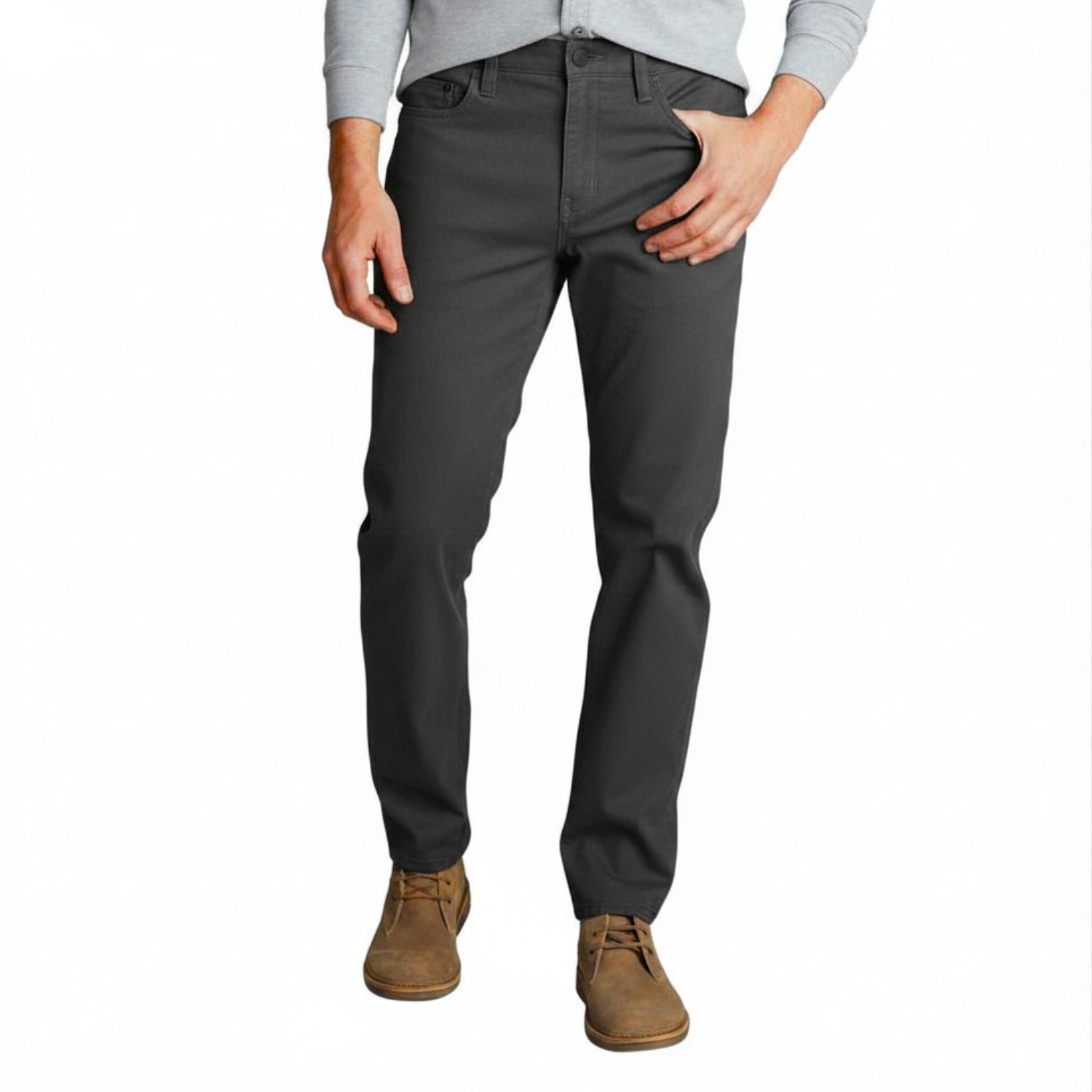 ENGLISH LAUNDRY - Pantalon pour Homme-Mens-Pant-Gris-Grey-1974401-1993413