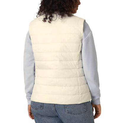 MONDETTA - Veste Sans Col pour Femme-Womens-Collarless-Vest-Crème-Cream- 1085500-1964490