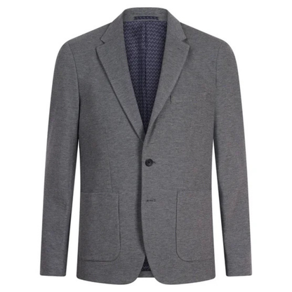 VICTOR EMMANUEL - Veston de Sport en tricot pour Homme-Mens-Knit-Sport-Blazer-Gris-Grey-1998033-1998027