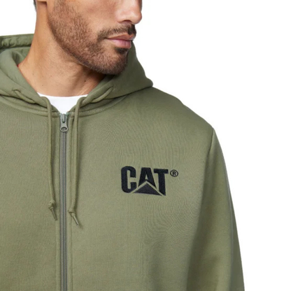 CAT - Veste à Fermeture à Glissière pour Homme-Mens-Full-Zip-Hoodie-Vert-Green-1974265-1969220