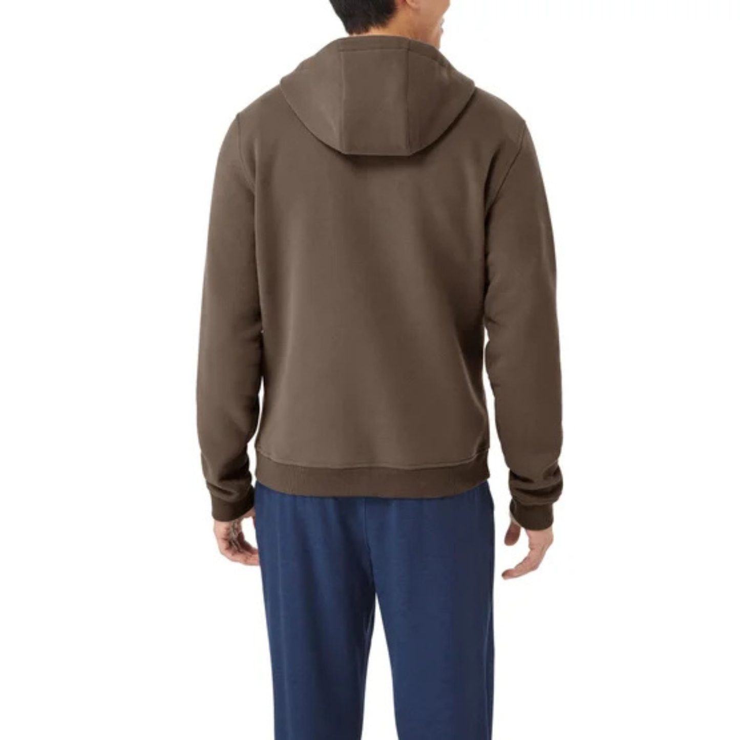 KIRKLAND SIGNATURE -  Veste à Capuche pour Homme- Mens-Full-Zip-Hoodie-Brun-Brown-7771547-1878535