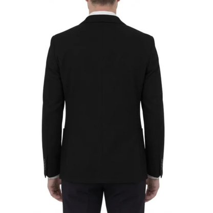 VICTOR EMMANUEL - Veston de Sport en tricot pour Homme-Mens-Knit-Sport-Blazer-Noir-Black-1998025