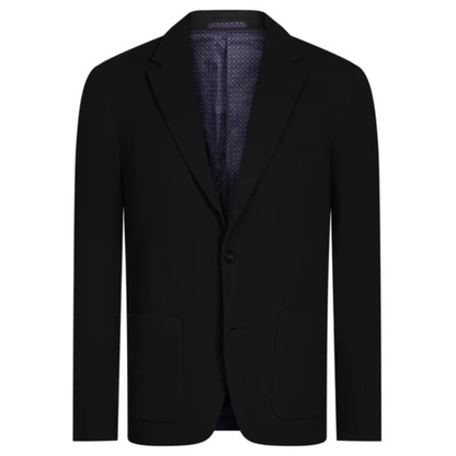 VICTOR EMMANUEL - Veston de Sport en tricot pour Homme-Mens-Knit-Sport-Blazer-Noir-Black-1998025