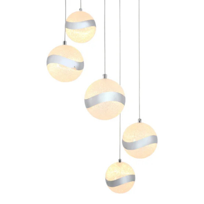 ARTIKA -  Luminaire à DEL à 5 Lumières Wavey 5-light-led-pendant-fixture-1419722