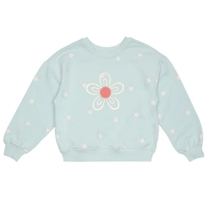 PEKKLE - Ensemble 2 Pièces pour Fille-Girls-2-piece-jogger-set-Vert-Marguerite-Green-daisy-1168899-1981679