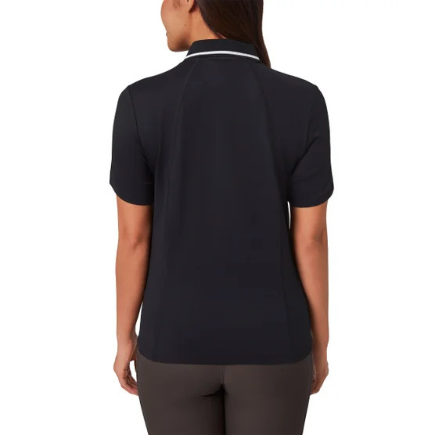 MONDETTA - Polo Manches Courtes pour Femme-Womens-Short-Sleeve-Polo-Noir-Black-1903731-1916309