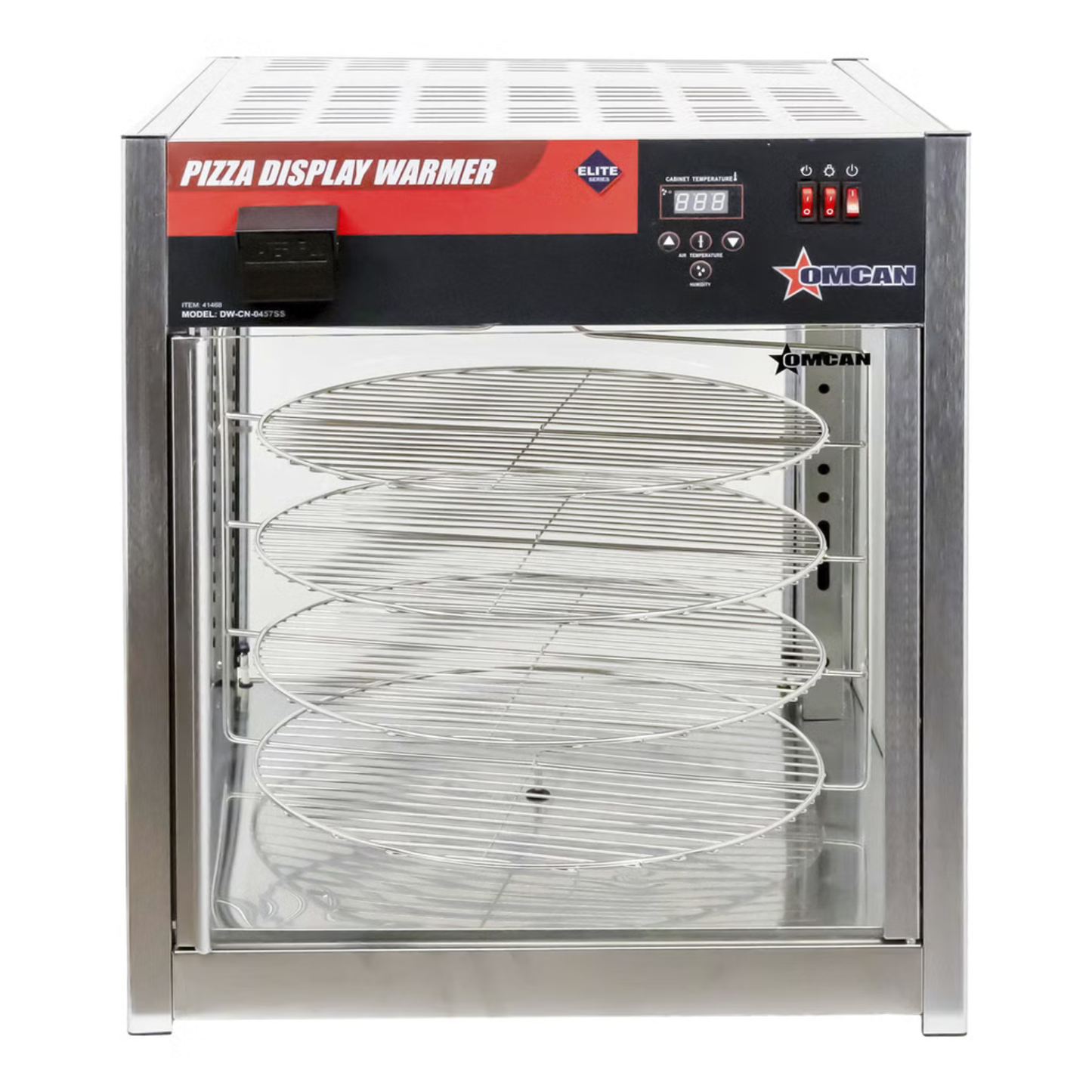 OMCAN - Réchaud à Pizza 24 po *Tel Quel*-Équipement-Restaurant-Commercial-24-in-Display-Pizza-Warmer-As-Is-Commercial-restaurant-equipment-2822438