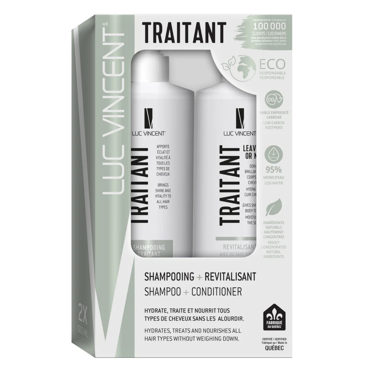 LUC VINCENT - Ensemble Shampooing et Revitalisant Traitant-Treatment-Shampoo-and-Conditionner-Kit-Fabriqué-au-Made-in-Québec-1971422-