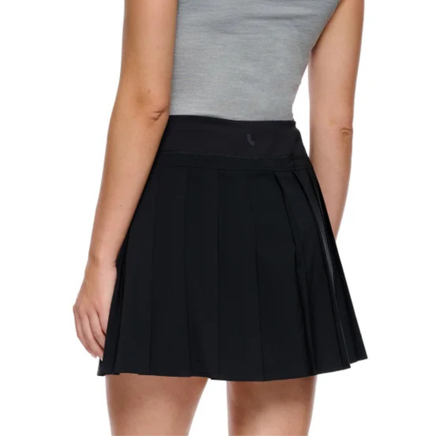 LOLË - Jupe-Short Plissé pour Femme-Womens-Pleated-Skort-Noir-Black-1969452-1980437