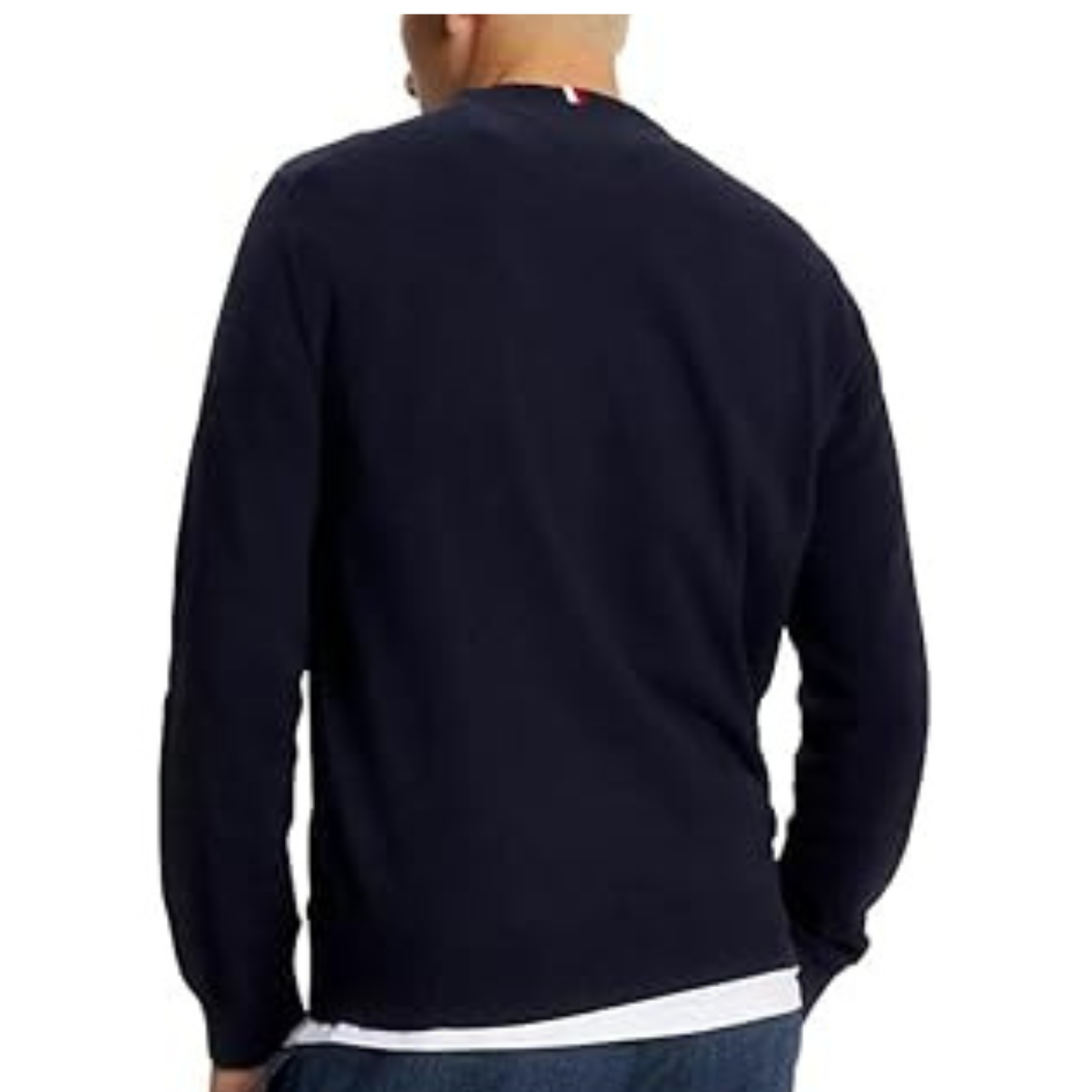 TOMMY HILFIGER - Chandail Col Rond pour Homme-Mens-Crewneck-Marine-Navy-1719895