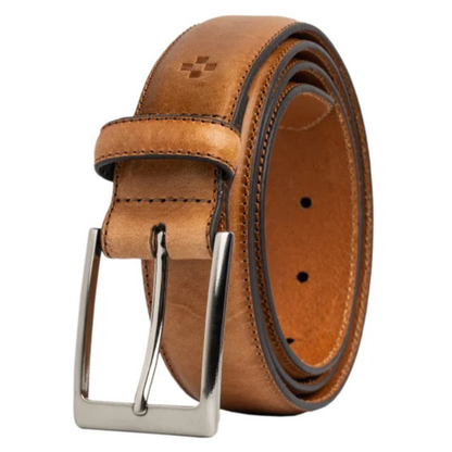 VINCE CAMUTO -  Ceinture en Cuir pour Homme-Mens-Leather-Belt-Brun-Brown-1969087-1994624