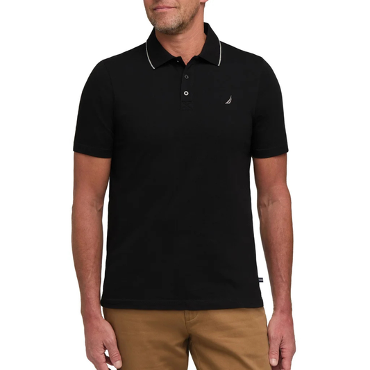 NAUTICA - Polo Manches Courtes pour Homme-Mens-Short-Sleeve-Polo-Noir-Black-1958505-1925093