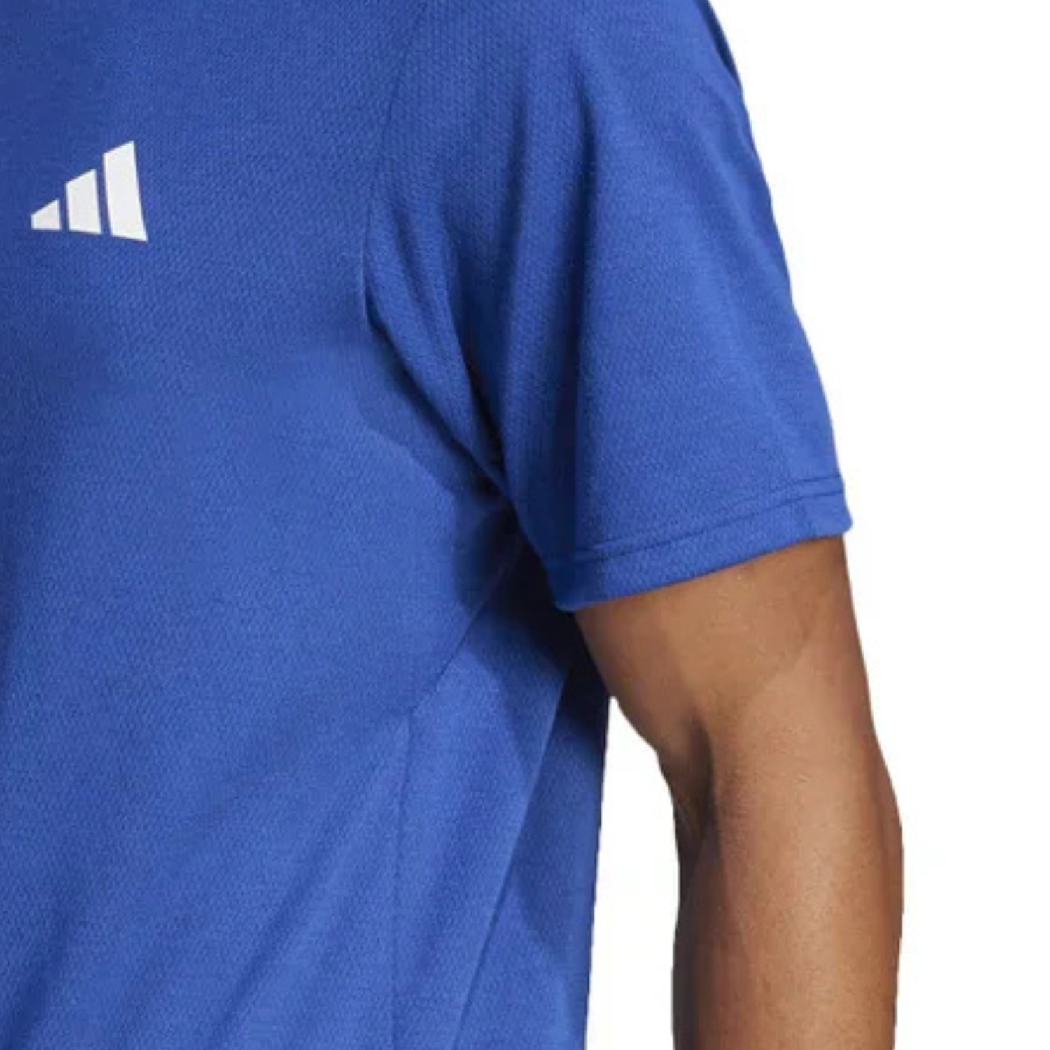 ADIDAS - Chandail Léger manches courtes pour Homme-Mens-T-Shirt-Bleu-Blue-1928964