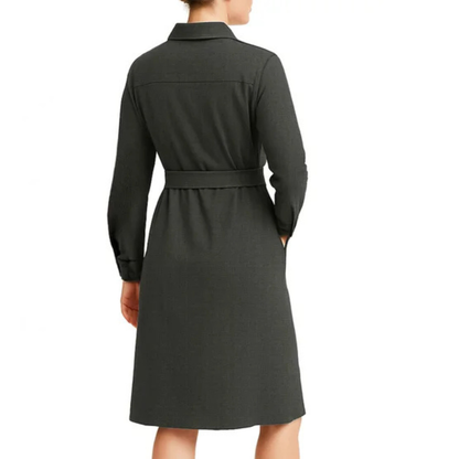 KERSH - Robe à Manches Longues pour Femme-Womens-Long-Sleeve-Dress-vert-green-1942128-1942123