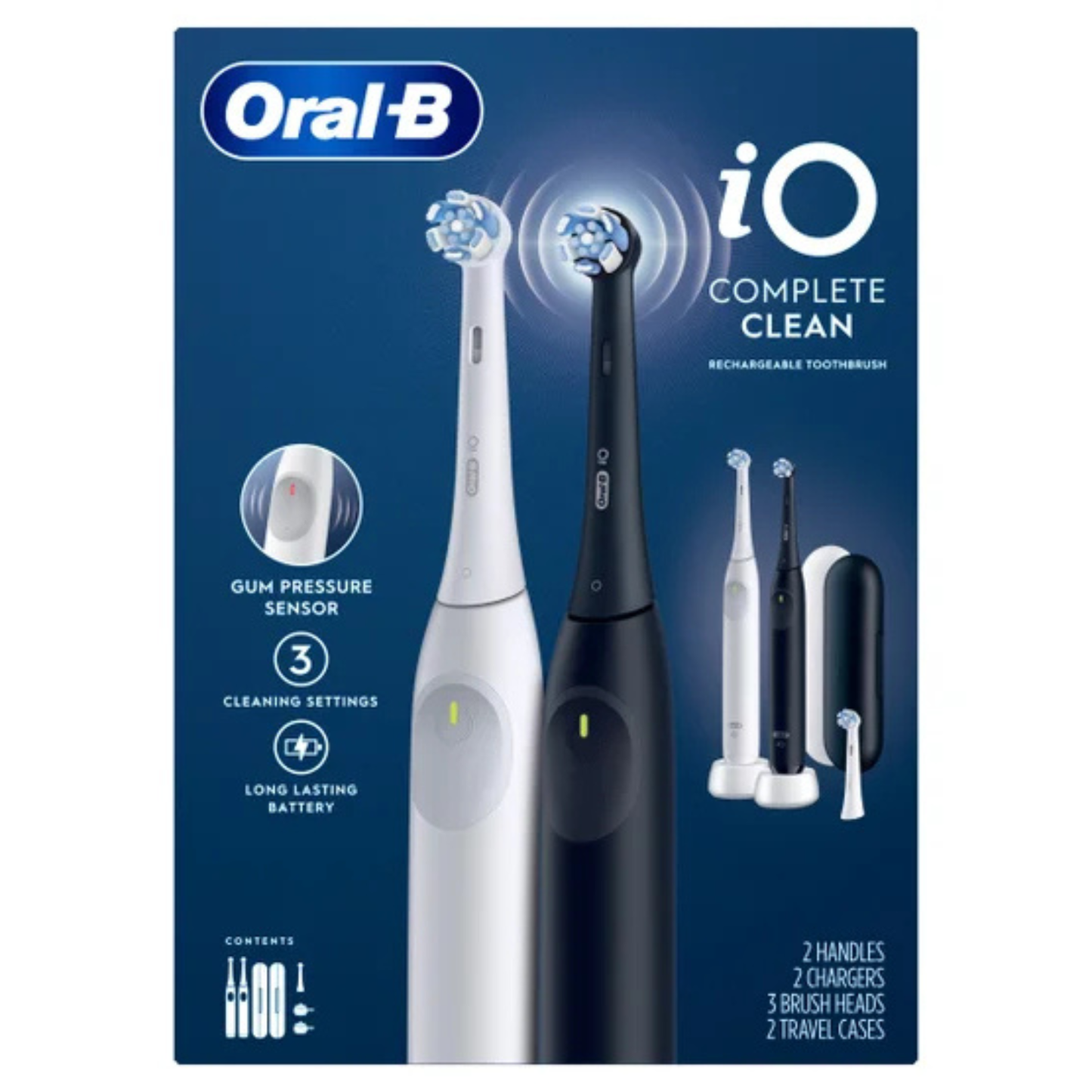 ORAL-B - Ensemble de 2 Brosses à Dents Rechargeable iO Complete Clean-Rechargeable-toothbrush-Set-3907391