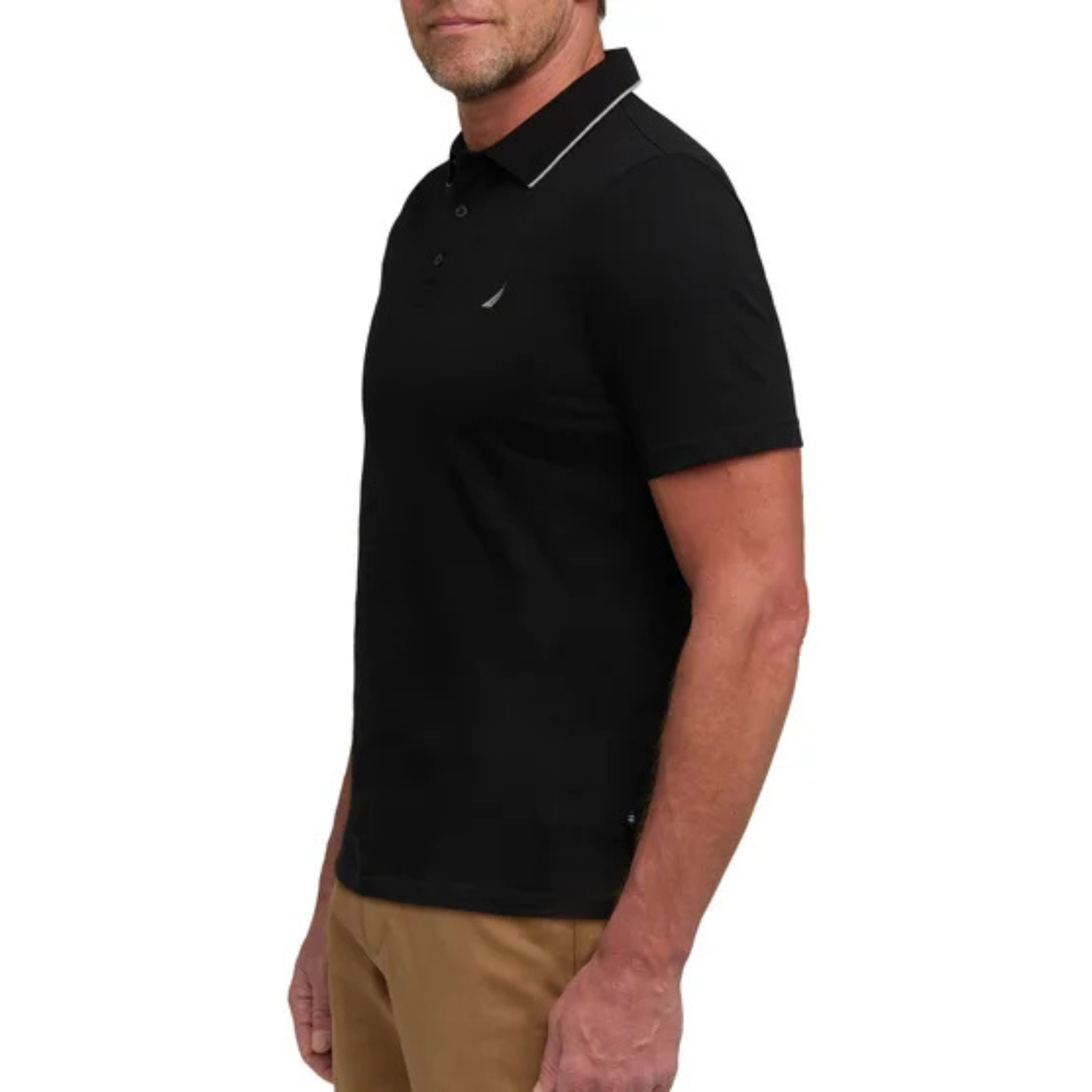 NAUTICA - Polo Manches Courtes pour Homme-Mens-Short-Sleeve-Polo-Noir-Black-1958505-1925093