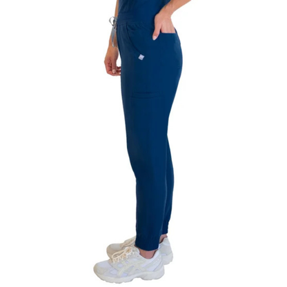 FRONTLINE - Pantalon d'Uniforme Médical pour Femme-Womens-Scrub-Bleu-Marine-Blue-Navy-1950240-