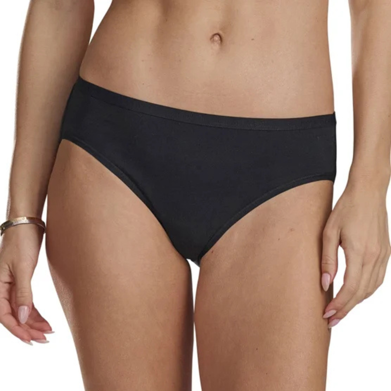 TOMMY HILFIGER - Paquet de 5 Culottes pour Femme-Womens-5-Pack-Classic-Bikini-Noir-Beige-Brun-Blanc-Neutre-Black-Brown-White-Neutral-1941418-1951153