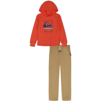 QUIKSILVER - Ensemble 2 Pièces pou Garçon-Boys-2-Piece-Set-Orange-Beige-1206340-1969462