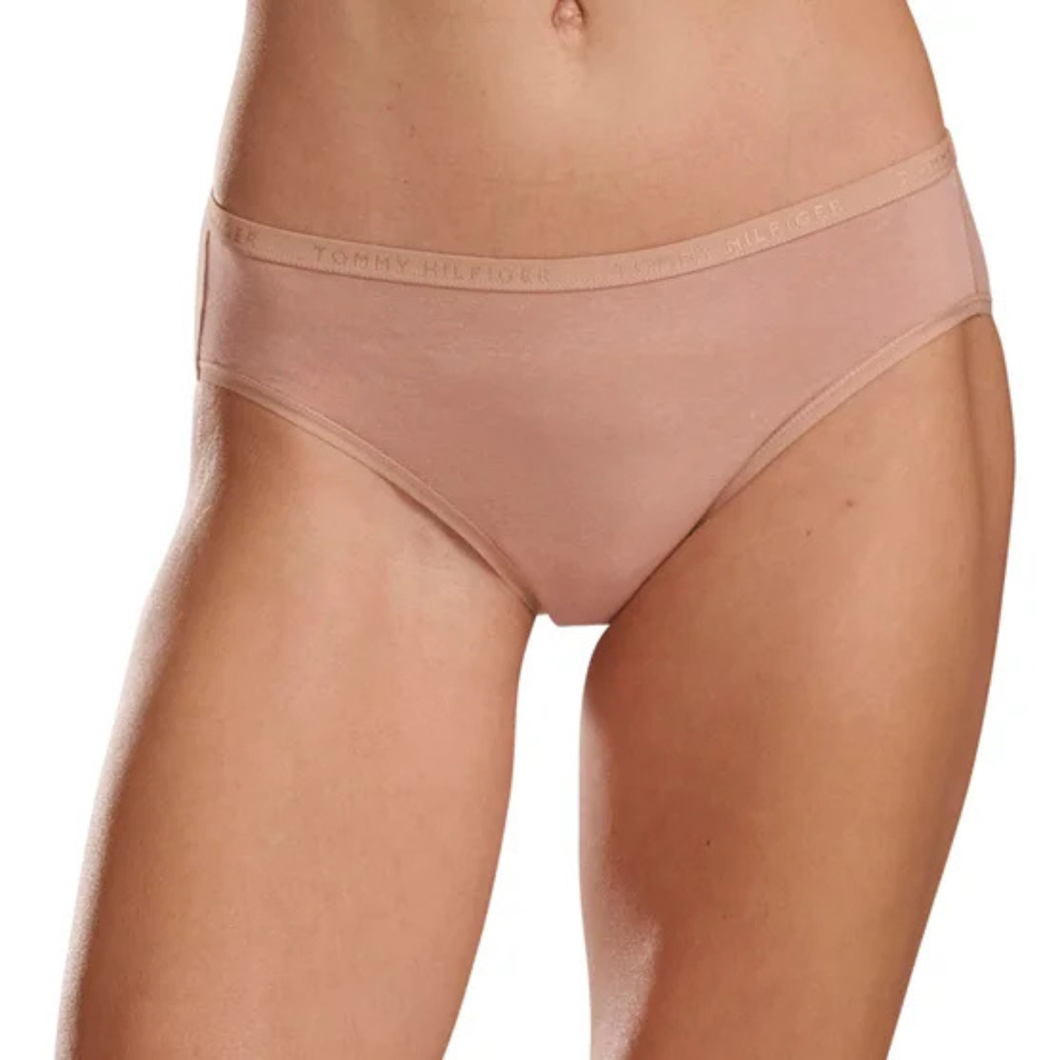 TOMMY HILFIGER - Paquet de 5 Culottes pour Femme-Womens-5-Pack-Classic-Bikini-Noir-Beige-Brun-Blanc-Neutre-Black-Brown-White-Neutral-1941418-1951153
