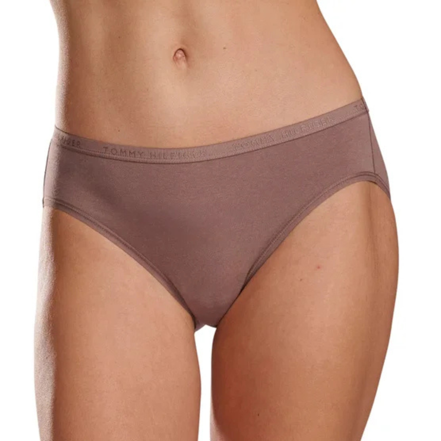 TOMMY HILFIGER - Paquet de 5 Culottes pour Femme-Womens-5-Pack-Classic-Bikini-Noir-Beige-Brun-Blanc-Neutre-Black-Brown-White-Neutral-1941418-1951153