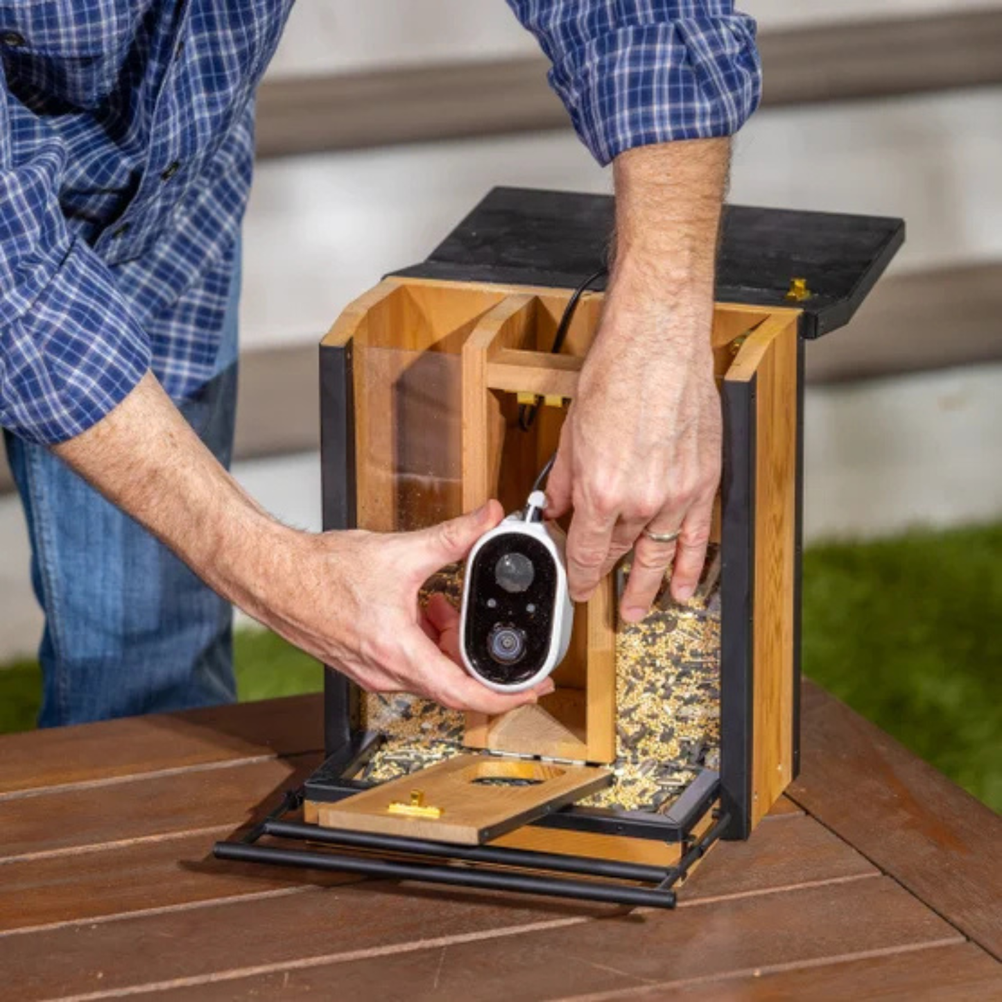 EVERGREEN - Mangeoire Solaire Intelligente-Solar-Smart-Bird-Feeder-1807218