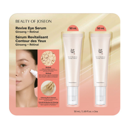 BEAUTY OF JOSEON - Ensemble de 2 Sérums Revitalisants Contour Yeux-Revive-Eye-serum-set-Ginseng-retinal-1948860
