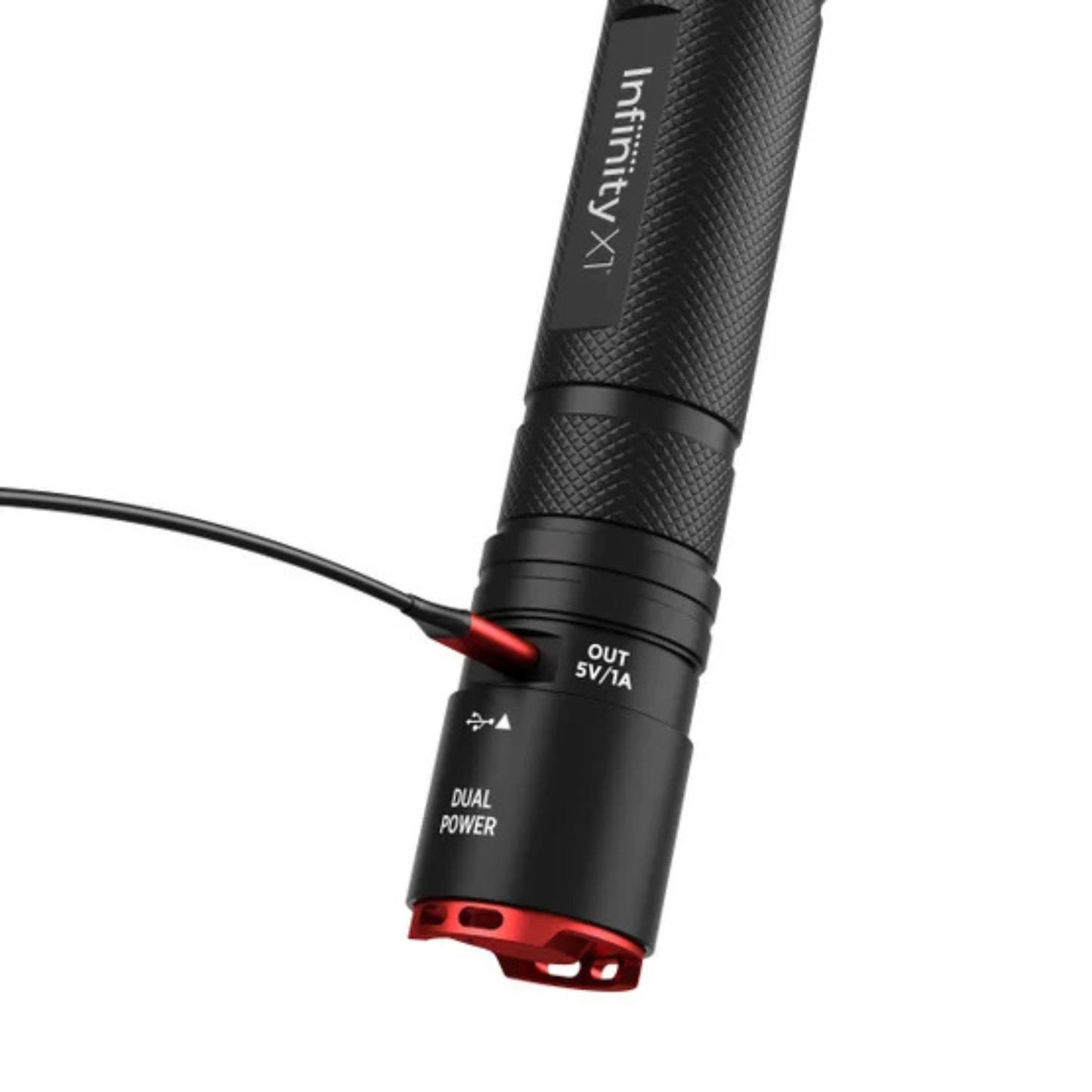 INFINITY X1 - Lampe de Poche à Alimentation Hybride 7000 Lumens-Dual-Power-Flashlight-1806405
