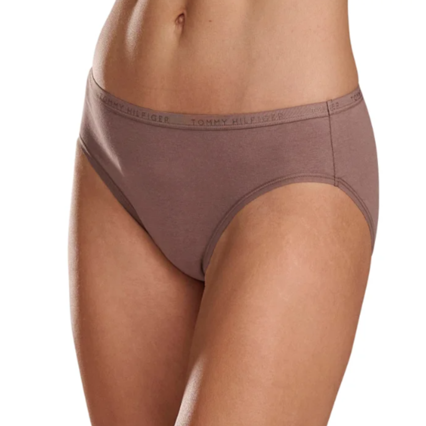 TOMMY HILFIGER - Paquet de 5 Culottes pour Femme-Womens-5-Pack-Classic-Bikini-Noir-Beige-Brun-Blanc-Neutre-Black-Brown-White-Neutral-1941418-1951153