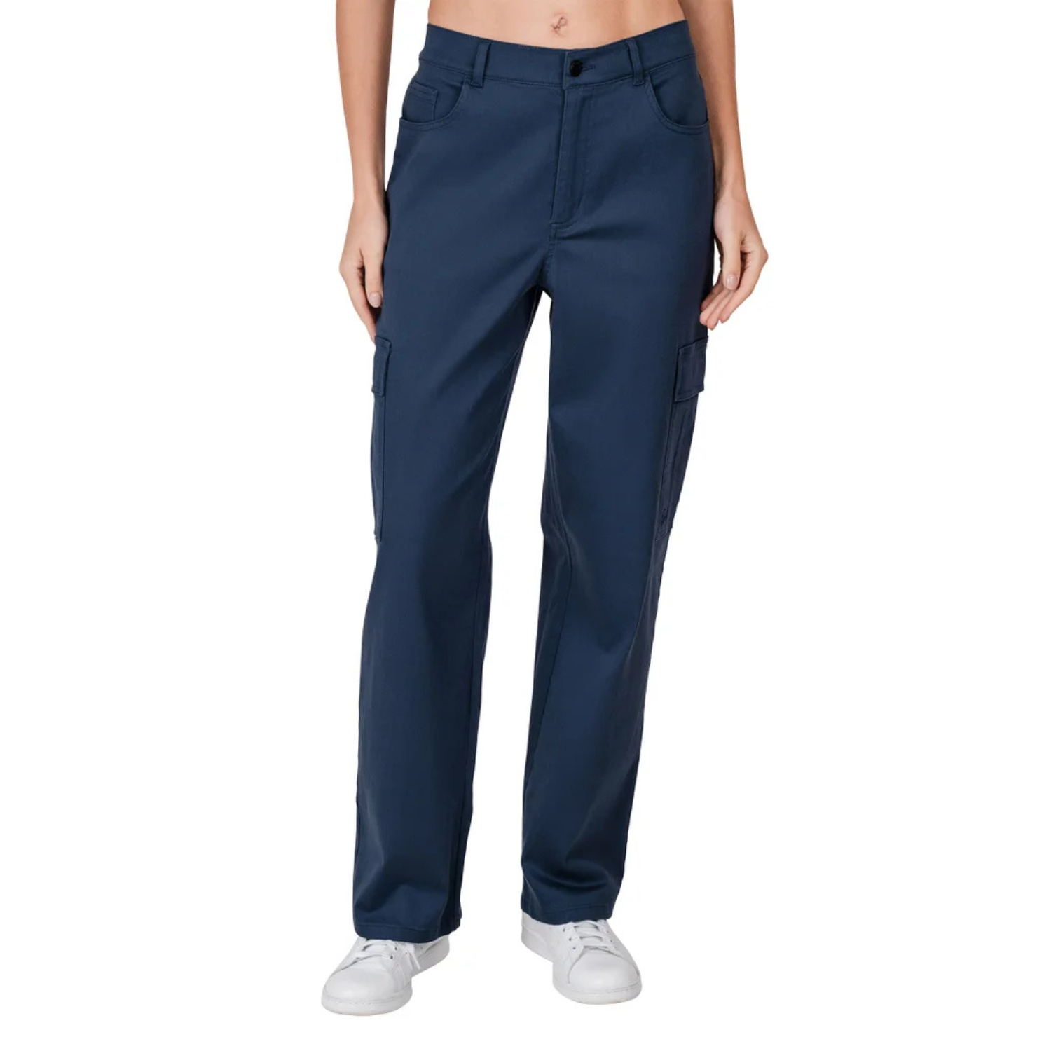 UNITED COLORS OF BENETTON - Pantalon Cargo pour Femme-Womens-cargo-pant-marine-Bleu-Navy-Blue-1879331-1888623