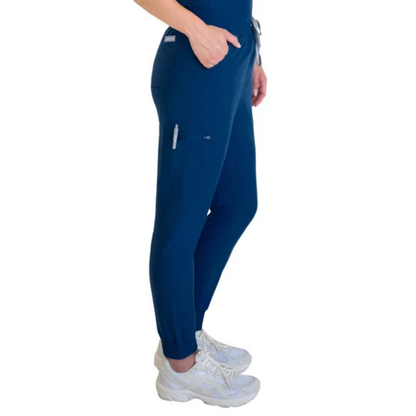 FRONTLINE - Pantalon d'Uniforme Médical pour Femme-Womens-Scrub-Bleu-Marine-Blue-Navy-1950240-