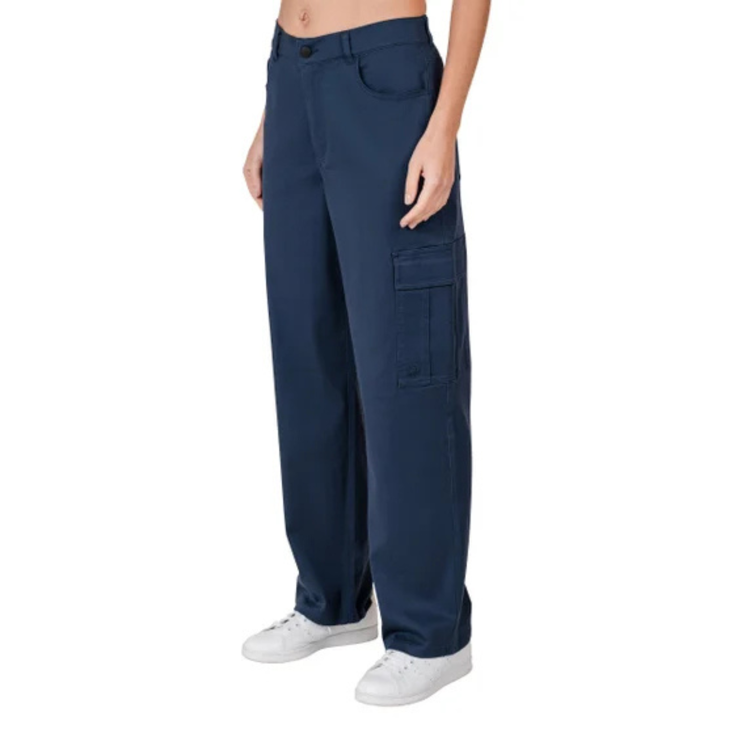 UNITED COLORS OF BENETTON - Pantalon Cargo pour Femme-Womens-cargo-pant-marine-Bleu-Navy-Blue-1879331-1888623