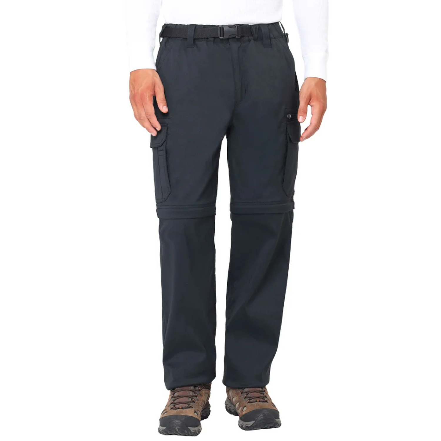 THE BC CLOTHING CO - Pantalon à Bas Amovible pour Homme-Mens-Convertible-Pant Noir-Black-375620-1972238