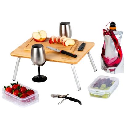 GSI OUTDOORS -  Ensemble de Pique-Nique 10 Pièces-10-piece-table-for-two-picnic-set-1799141