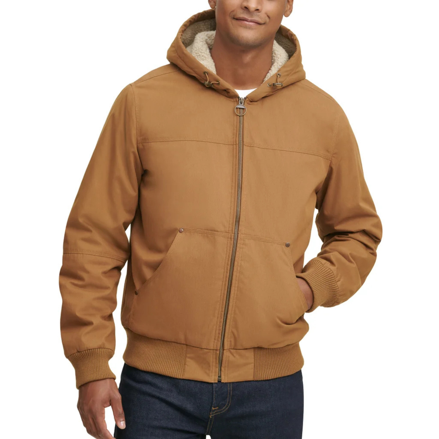 G.H. BASS & CO. - Manteau en Toile et Sherpa pour Homme-Mens-Canva-And-Sherpa-Jacket-1563304-Beige