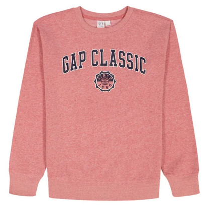 GAP KIDS - Chandail en Molleton Léger pour Garçon-Boys-Crewneck-Sweatshirt-Rouge-Red-4541616-1990291