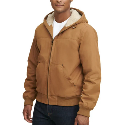 G.H. BASS & CO. - Manteau en Toile et Sherpa pour Homme-Mens-Canva-And-Sherpa-Jacket-1563304-Beige